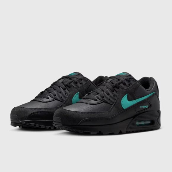 Nike Air Max 90 Dark Smoke Grey/Black Men's Trainers in Various Sizes - Picture 1 of 8
